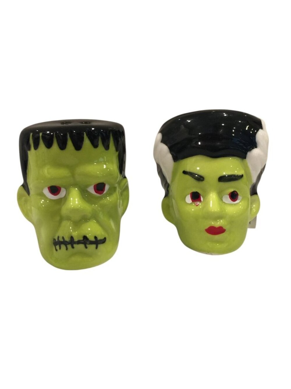 Cracker Barrel 2025 Frankenstein & Bride Salt & Pepper Shakers